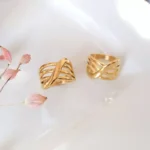 انگشتر طلاروس زنانه کاملا مشابه طلا کد 2028 - Image 3