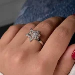 انگشتر دخترانه مینیمال مدل ستاره ای - Image 2