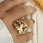 انگشتر طلاروس زنانه کاملا مشابه طلا کد 2034 - Image 2