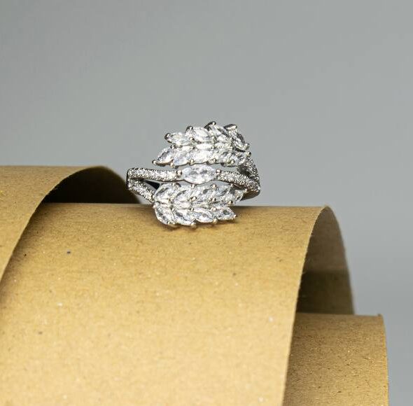 4823765824365 انگشتر دخترانه مینیمال مدل خوشه گندم - Image 1