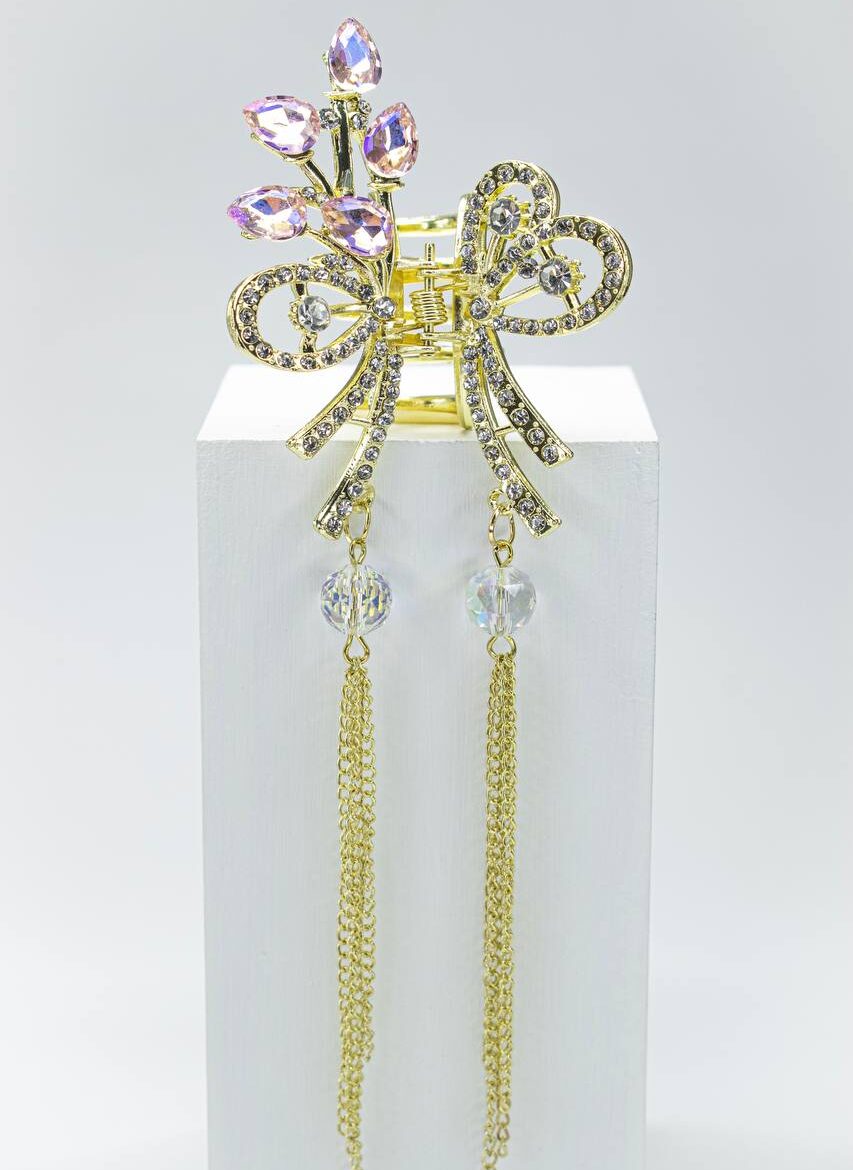 IMG_20250325_214148_158 کلیپس پروانه آویزدار صورتی - Image 1