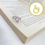 انگشتر زنانه مدل قلب کد R4445 - Image 3