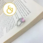 انگشتر زنانه مدل قلب کد R4445 - Image 4