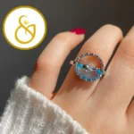 انگشتر استیل وال و دریا نقره ای فری سایز - Image 3