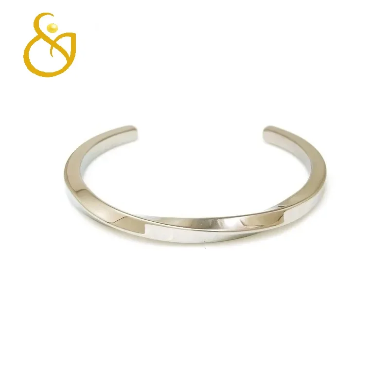 82365634753 (1) دستبند بنگل پیچی فری سایز - Image 1